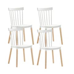 GENERICO - Pack 4 Silla Comedor Retro Estilo Vintage Windsor Style OP605