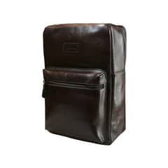 CRAFTMEN - Mochila 100% Cuero genuino Glasgow color Café