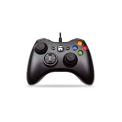 TECNOLAB - Joystick Xbox 360 Con Vibración Cable Color Negro - SC