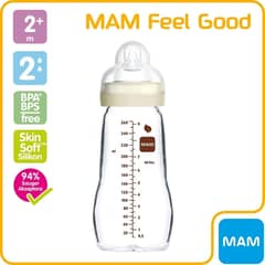 MAM - Mamadera De Vidrio Feel Good 260ml