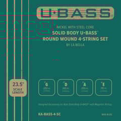 KALA - Cuerdas Para Ubass Solid Body KA-BASS-4-SC