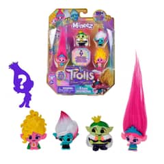 TROLLS - Pack 5 Mini Figuras - Rosado