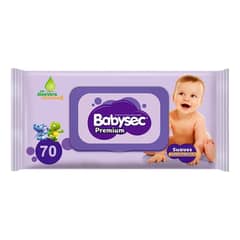 BABYSEC - Toallas Humedas Aloe & Vitamina E 70 Unidades