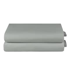 3ANGELI - Set 2 Fundas Almohada 50x90 Gris Soft Touch