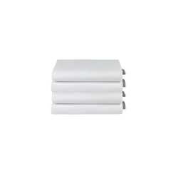 3ANGELI - Set 4 Fundas Almohada 50x70 Blanca Pack
