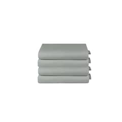 3ANGELI - Set 4 Fundas Almohada 50x70 Gris Pack