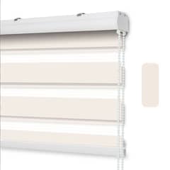 GENERICO - Roller Duo con Cenefa 220 x 240 - Cortina Beige