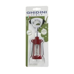 GHIDINI - Sacacorcho 3 Funiones Linea Vino