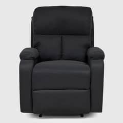 DANIELS - Berger Reclinable de Lino Negro Matheus VS8070BBL