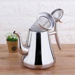 BAZUCA - Tetera Infusor Té Acero Inoxidable 1 litro Con Filtro Te Infusiones