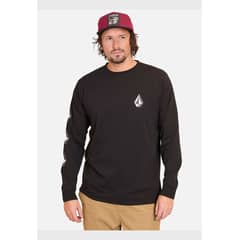 VOLCOM - Polera Manga Larga Classic Diamond Negro Hombre
