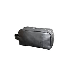 HELLE RAVEN HR - Bolso de mano marca de Eco-Cuero color negro Neceser