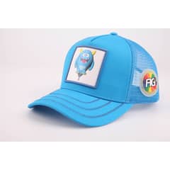 HELLE RAVEN HR - Gorro snapback marca celeste negro parche frontal IVO