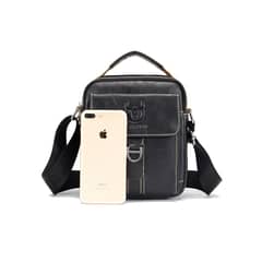 GENERICO - Bolso de cuero hombro Bullcaptain modelo Djb 038