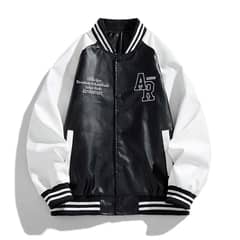 KNOWMLAB - Chaqueta Cuero Hombre Negro