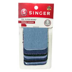 SINGER - Set parches jeans autoadhesivos 8un