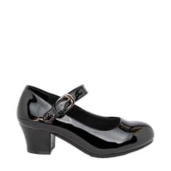 ALQUIMIA - Zapato Cueca Niña Negro Charol Sara