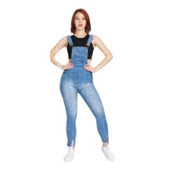 MENINA JEANS - Jardinera de jeans elasticado Meninas