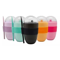 KEEP - Vaso Yogurt Con Contenedor De Cereal Y Cuchara 330 Ml