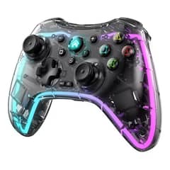 GENERICO - Joystick Gaming Rgb Transparente Inalámbrico Android