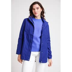 CANADIENNE - Impermeable de Mujer Modelo Bao Color Azul