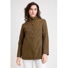 CANADIENNE - Impermeable de Mujer Modelo Bao Color Verde Musgo