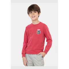 MAUI AND SONS - Polera ML Sharkman Rojo Niño