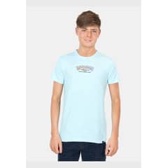 MAUI AND SONS - Polera MC Surfing Island Celeste Infantil