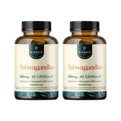KARUNLIFE - Ashwagandha Pack 2 Frascos120 cápsulas 450 Mg Karun Life