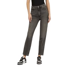 GUESS - Jeans Mom Jean Gris