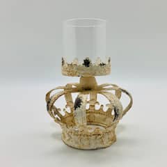SORENTO - Candelabro Metálico Envejecido Corona