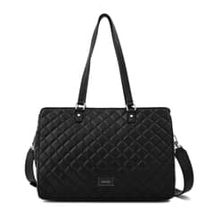 AMPHORA - Cartera dos asas porta notebook bugi Negro especial
