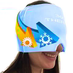 360 THERAPY - Gorro de Gel Sólido para Alivio de Migraña de 360º THERAPY® - Azul Ice