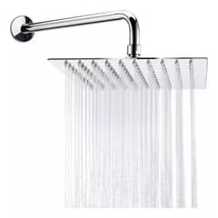 TAUMM - Brazo De Ducha 30cm + Plato De Ducha 25cm Acero Inox