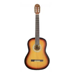 ZARAGOZA - Guitarra clásica 40 pulg café con negro