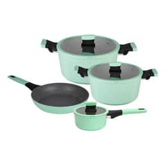 KITCHENWARE - Bateria De Cocina 7 Piezas Soho Mint