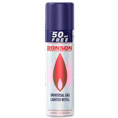GENERICO - Gas Ronson Recarga Encendedor Soplete 300 Ml + 50ml Extra