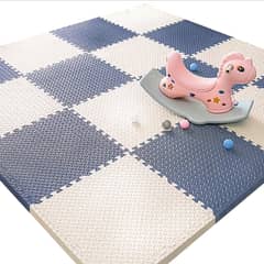 BABYNEST - Piso De Goma Eva Bebé Alfombra 60x60cm Set x8 AyB