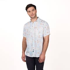 MCGREGOR - Camisa M/C Bowery Estampada Viscosa Regular Fit