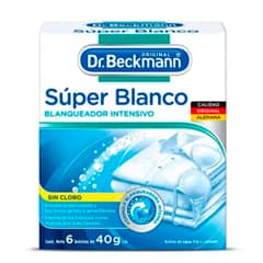 DR BECKMANN - Super Blanco Blanqueador Intensivo 6 bolsitas