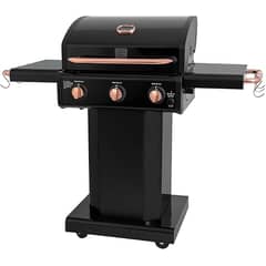 KENMORE - Parrilla a gas 3 Quemadores - Color Negro con Manillas Cobre