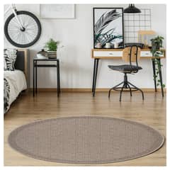 ILLUSIONS - Alfombra Sisal Natural Venus Redonda 200 cm diámetro Beige