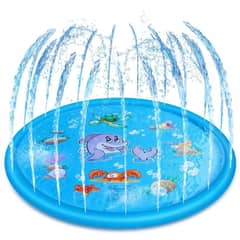 GENERICO - Piscina Alfombra Lanza Agua Infantil 100 cm