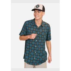 RUSTY - Camisa MC Deep Looks Ss Multicolor Hombre