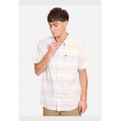 RUSTY - Camisa MC Shirt Lines Light Blue Multicolor Hombre