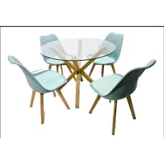 GENERICO - Comedor Cross 100cm -Menta 4 puestos