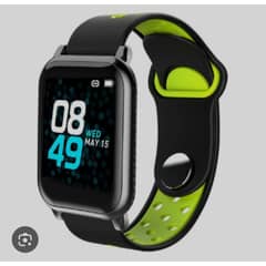 GENERICO - Correa Apple Watch Negra con Verde 38 40 41 mm/ L