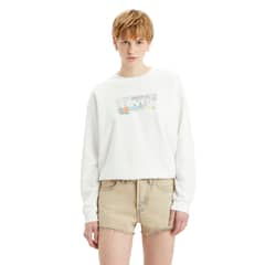 LEVIS - Polerón Mujer Regular Fit Blanco