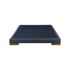 BLOCCARE - Base De Cama 1 Plaza Box 8 cm largo 190 cm con patas de madera 4.5 cm.
