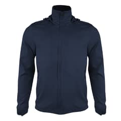 ANDESLAND OUTDOOR APPAREL - Cortaviento Esencial Doble Capa Azul Oscuro Hombre
